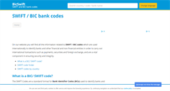 Desktop Screenshot of bic-swift.com